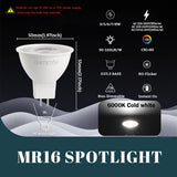 20-Pack MR16 LED Spotlights - GU5.3 12V / 110V / 220V Bi-Pin Bulbs