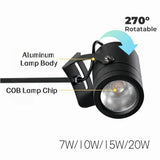 Waterproof LED Long Pole Wall Lamp - 10W/15W/20W Outdoor Modern Sconce