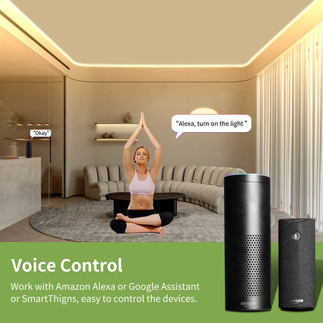 Wi-fi CCT COB LED Strip Light Kit 5mm 10mm Color Temperature Dimmable Supports Alexa Google SmartThings Room Decors