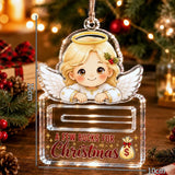 Money Storage Christmas Tree Hanging Ornament Clear Piggy Bank Christmas Decoration 2026 Cash Slot Hanging Pendant Navidad Decor