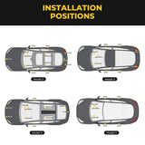 For Tesla RGB LED Lights Bulbs Kit Atmosphere Lamp Projector Trunk Lamp With Remote Control Car Interior for Tesla Model Y 3 X S