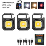 Portable LED Torch Mini Powerful Flashlight Waterproof Torch Pocket Work Light Multifunctional LED Lantern Camping Fishing Light