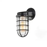 Retro Industrial Wall Lamp for Loft Coffee Bar Corridor Aisle Waterproof Outdoor Sconce Antique E27 Exterior Led Lights Fixture