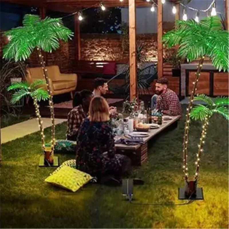 New simulation palm tree lamp outdoor park shopping mall lighting coconut tree lamp terrace courtyard landscape decorative light