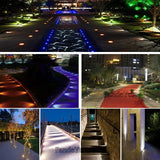 IP68 DC12V 220V 3W Outdoor Lighting for Garden Yard Step Stairs Floor Deck LED Recessed Inground Lamps LED Underground Spotlight