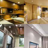 12V LED Downlight Indoor Slim14mm Recessed Mini Spotlight DIY Decorate Lighting Luminaire Kitchen Home Hotel Living Room Ceiling