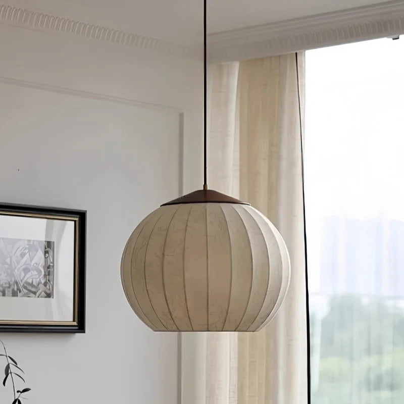Nordic Wabi-Sabi LED Pendant Light - Organic Minimalist Ceiling Chandelier Lamp Fixture for Dining Room, Bedroom, Restaurant & Home Decor