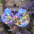 Christmas Balls Santa Claus Led Garland Curtain Lights Christmas Decorations for Home New Year 2023 Gifts Navi dad Tree Xmas Gift
