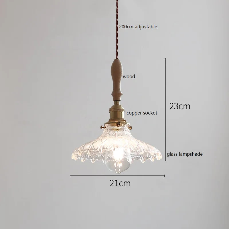Butterfly Ceramic LED Pendant Lamp Beside Wooden Handle Copper Socket Home Decors Bedroom Dining Living Room Light Hang lamp