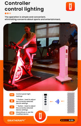 Red light therapy bluetooth function red light therapy 8 wavelengths red light therapy panel with touch screen