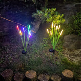 Solar Reed Bubble Stick Stake Lights Waterproof IP54 LED Garden Lights for Outdoor Patio Yard Pathway Wedding Decor