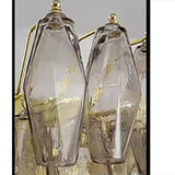 2027 Murano Glass Wish Bottle Pendant Lamp Colorful Glass Electroplated Brass Silver Round Dimmable Ceilings Lustre