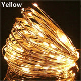 5M LED String Lights Waterproof Led Copper Wire Fairy Lights Battery Operated DIY Wedding Party Christmas Decoration Garland