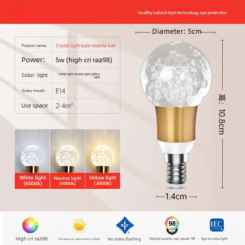 Plug-in Diamond-Cut LED Pendant Light - Modern Acrylic Hanging Lamp for Living Room