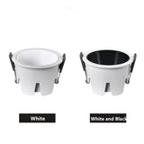 New Nordic Recessed LED Downlight 110V-240V Dimmable Ceiling Lamp 5W7W9W12W15W20W24W CRI 98 Anti Glare COB Spot Lights For Home