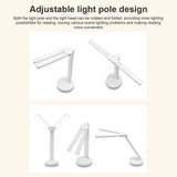 LED Desk Lamp 3 Levels Dimmable Touch Night Light USB Rechargeable Eye Protection Foldable Table Lamp For Bedroom Bedside Reading