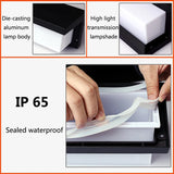LED Outdoor Wall Light IP65 Waterproof Motion Sensor Porch Balcony Garden Wall Lamp Exterior Security Lighting