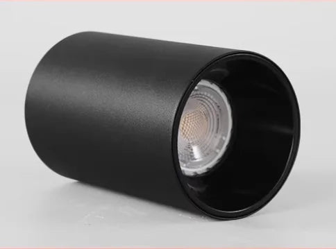 Anti-glare GU10 exposed spotlights, hotel commercial and household corridor light sockets, replaceable light source
