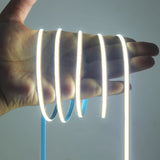 Ultra-Slim 5mm COB LED Strip Light - 12V 24V 400 LEDs/M Flexible Ribbon