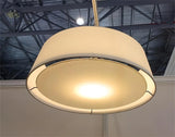 Modern Simple Chandelier Linen Cloth Art Bedroom Living Room Study Light Wabi Sabi Creative Tearoom Dining Lamp