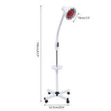 275W Infrared Heat Lamp Near Red with Flexible Arm & Remove Control Standing Lamp for Relieve Joint and Muscle Aches 110V