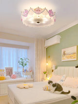 French Lamp Cream Wind Lamps Modern Simple Children's Room Bedroom Lamp Ceiling Lamp Net Red Shell Lamp 2023 New Light Luxury