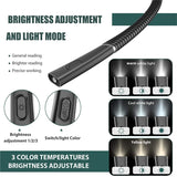 Portable USB Rechargeable Book Lighting  Light Flexible Handsfree Led Neck Light Hug Reading Lamp Led Night Light Flashlight