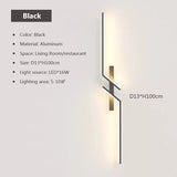 Modern LED Wall Lamp Long Bar Scone Home Decor Living Room Bedroom Minimalist Wall Light Bedside Background Interior Lighting