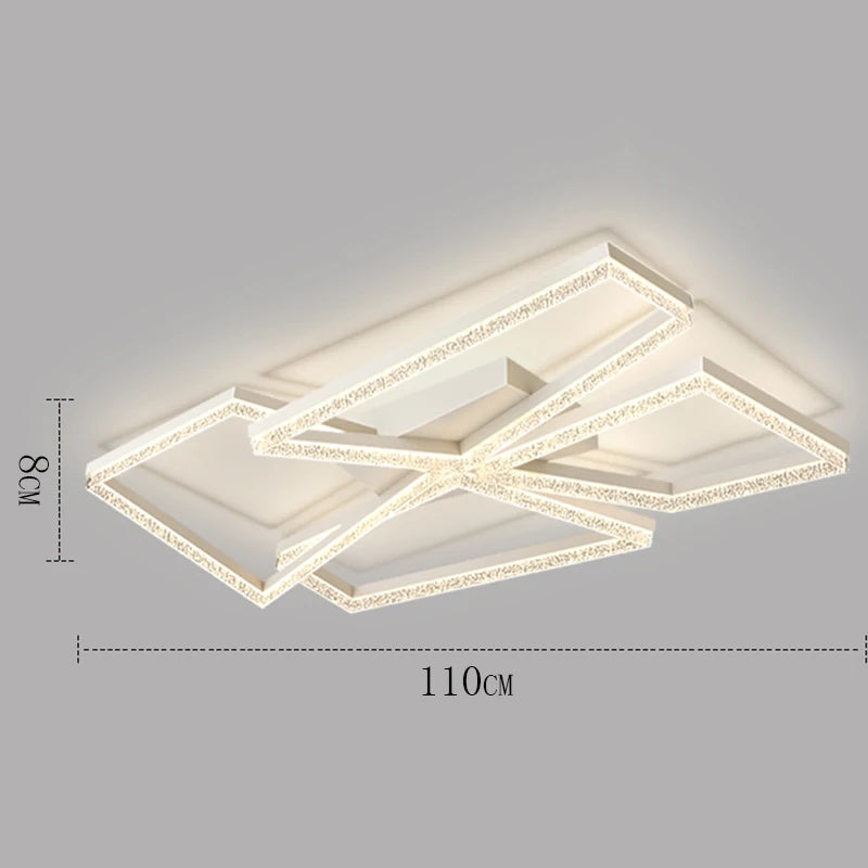 Nordic home decoration salon bedroom decor smart led lamp lights for room dimmable Ceiling light lamparas indoor lighting