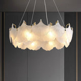 Modern Luxury Lustre Led Glass Chandelier Living Dining Room Circle Pendant Lights Indoor Decoration Home Hanging Lamps Luminair
