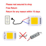 LED Chip 20W 30W 50W AC 220V Smart COB lamp Bead No Need Driver for Flood Light Spotlight Lampada Outdoor Chip Lamp DIY Lighting