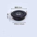 3W LED Mini Ceiling Spotlight - Recessed AC85-265V Micro Downlight
