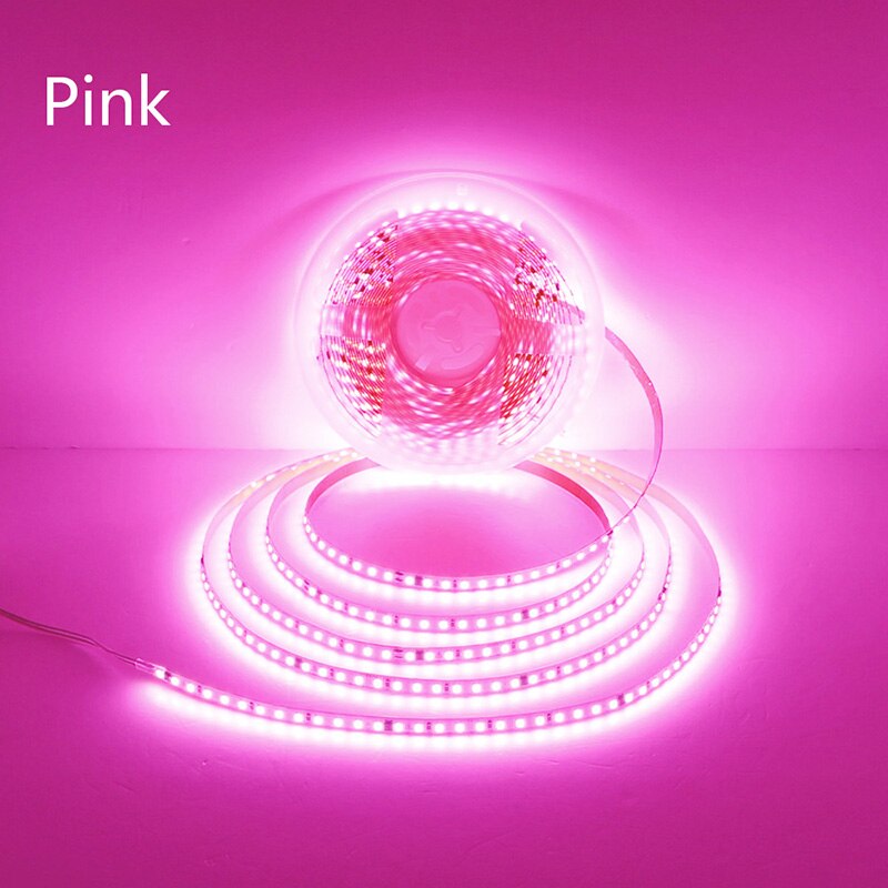 AC220V 230V 5M 600 LED Strip 2835 120LEDs/m Home Lamp Strip Red Ice Blue Green Yellow Pink Flexible And Cuttable Soft Lamp Bar