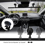 Car Strobe Lamp Bar with 96 LED 3030 Beads for Front Windshield, Traffic Signal, Emergency Flashing, and Auto Roof Top Warning Light with 12V-24