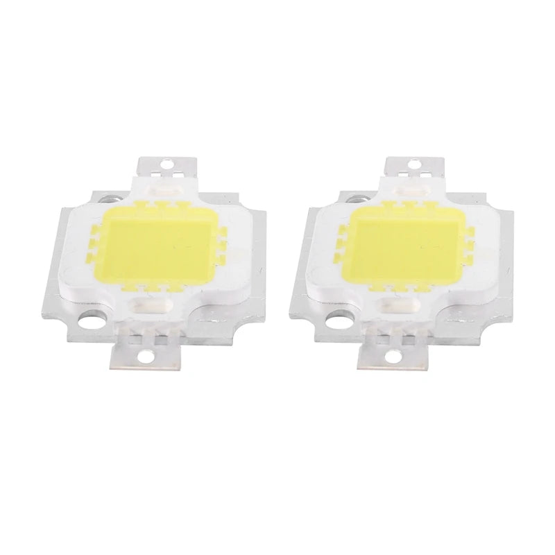 100PCS 10W LED Pure White High Power 1100LM LED Lamp SMD Chip Light Bulb DC 9-12V