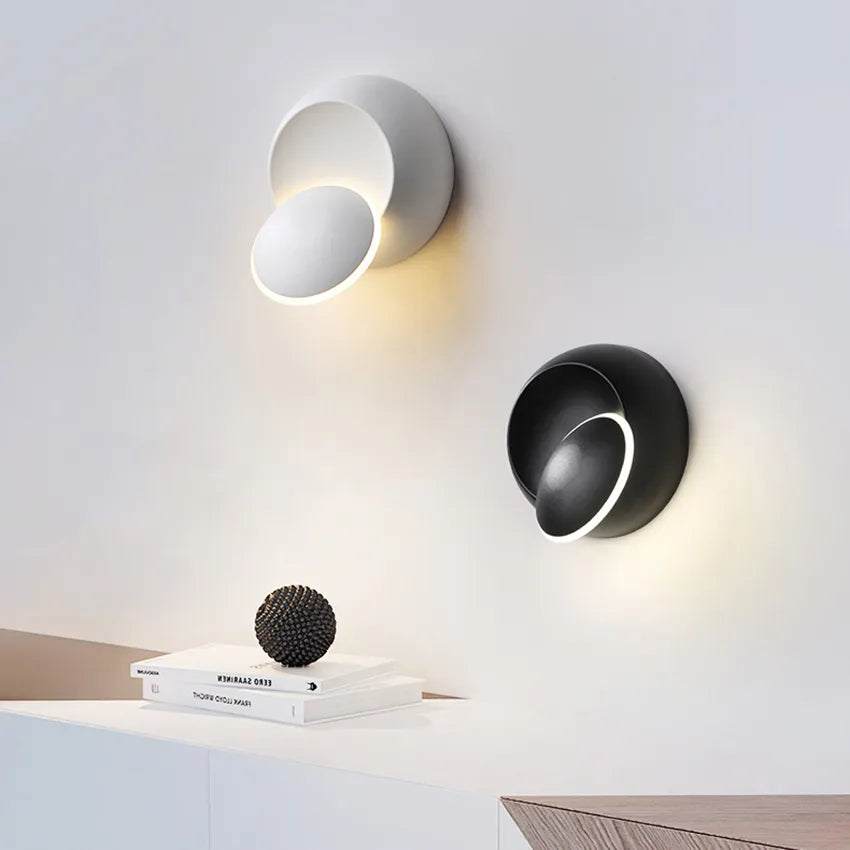 LED Wall Lamp 360 Degree Wall Lamp Bedside Living ROOM Aside Stairs Light Fixture Adjustable Wall Sconce Rotation Wall Lamp BL20