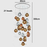 Modern home decor led lights pendant light lamps forstaircase Chandeliers for living room hanging light indoor lighting