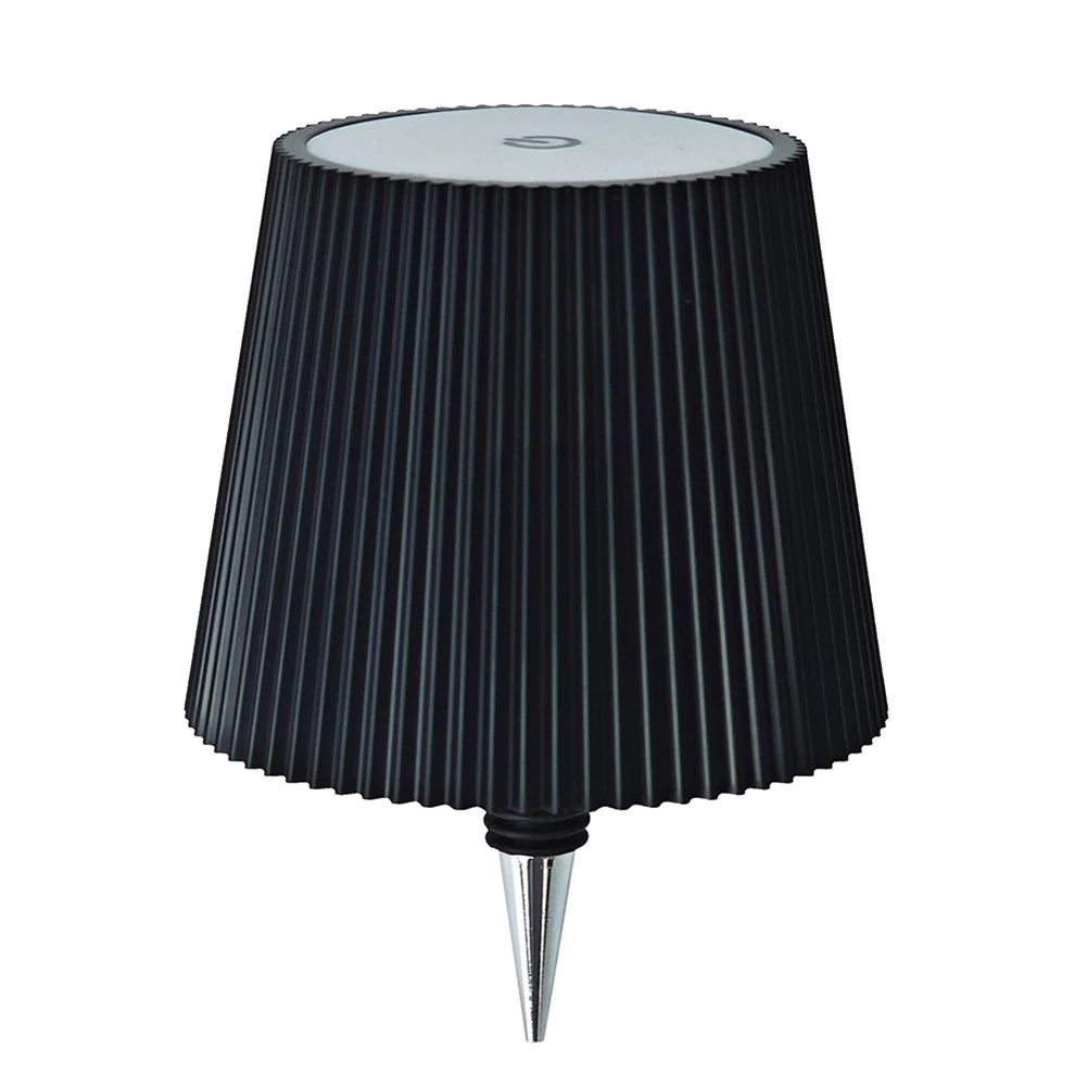 Wine Bottle LED Wireless Table Lamp 2000mAh 3 Colors Dimmable USB Rechargeable Dining Table Lights Beverage Lamp Top touch