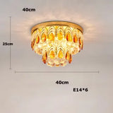 Postmodern K9 Crystal Peacock Chandelier - Luxury Golden LED Ceiling Light