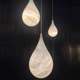 Nordic Chandelier Minimalist Stone Pendant Light for Restaurant Living Room Dining Room Bedroom Bedhead Home Decor Hanging Lamp