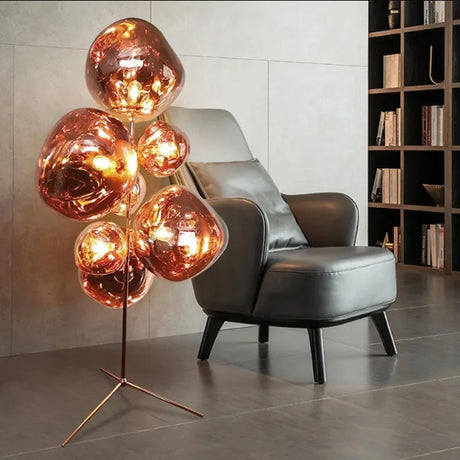 Post Modern Simple Volcanic Lava Floor Lamp Living Room Luxurious Sample Room Designer Highend Atmosphere Vertical Table Lamp