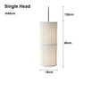 Designer Menu Hashira Cluster Pendant Light Vintage Cloth Lampshade Hanging Lamp Dining Room Minimalist Cylindrical Chandelier