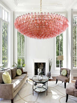 2027 Murano Glass Wish Bottle Pendant Lamp Colorful Glass Electroplated Brass Silver Round Dimmable Ceilings Lustre