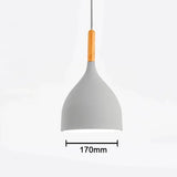 Multi Color Luster Pendant Lights Dia 16/17/24cm Restaurant Wood Hanging lighting Light Fixtures Modern E27 LED Loft Hang lamp