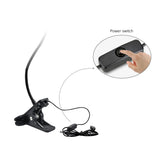 Book Reading LED Lamp Table Lights Bedside Lighting With Holder Clip Flexible Angle Adjustable 5V USB Powered Aluminum Alloy