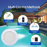 Ultra-Thin 35W LED Underwater Pool Lights RGB DC12V/24V Tuya WIFI Controller Music IP68 Pipe Piscina Lamp LED Waterproof Lamps