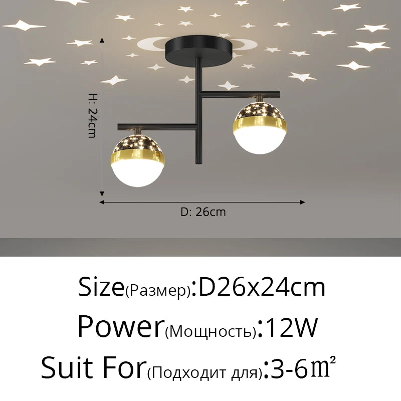 LED Ceiling Aisle Chandelier For Corridor Lights Foyer Hallway Gallery Bedroom Restaurant Office Loft Indoor Lighting