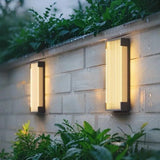 Outdoor Waterproof Stainless Steel Wall Lamp with PC Lampshade - Modern Exterior Sconce Light Fixture for Fence, Entrance & Underground Garage