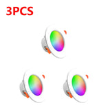 1-10pcs Tuya Bluetooth Smart LED Downlight Full RGB Color Dimming 3 Inch Tuya Bluetooth Control Tuya Downlight 10W 85-265v