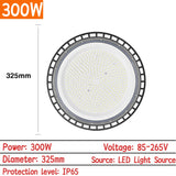 UFO LED High Bay Light (100W/150W/200W/300W) - Super Bright Commercial Industrial Overhead Lighting for Warehouse, Garage & Market